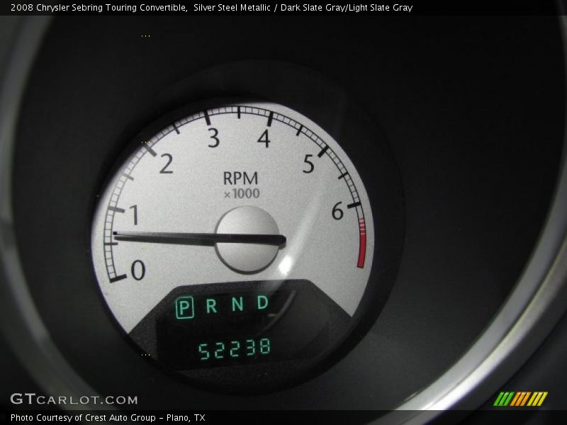 Silver Steel Metallic / Dark Slate Gray/Light Slate Gray 2008 Chrysler Sebring Touring Convertible