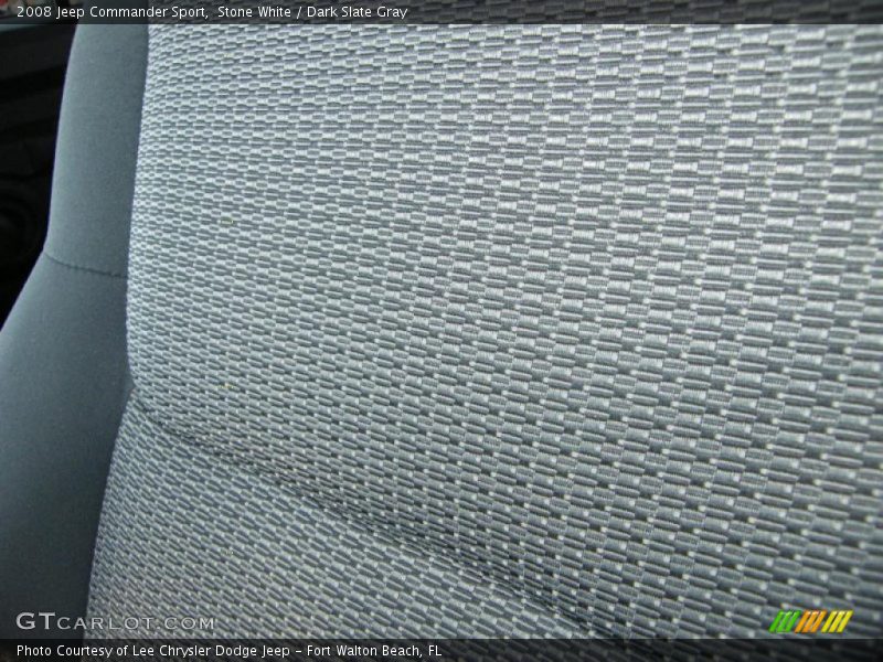 Stone White / Dark Slate Gray 2008 Jeep Commander Sport