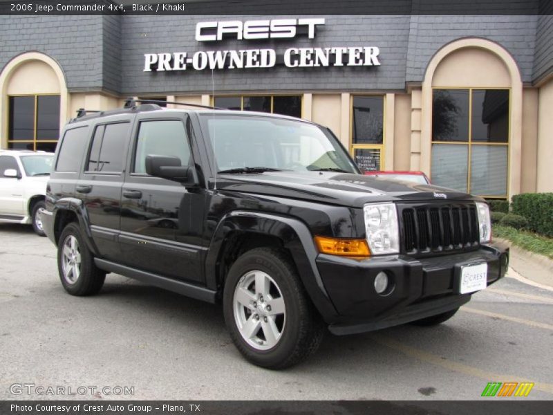 Black / Khaki 2006 Jeep Commander 4x4