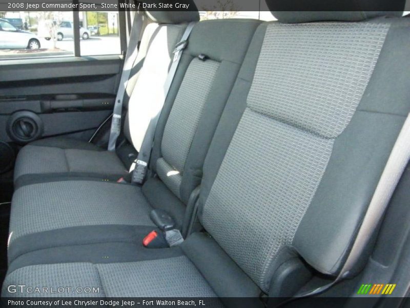 Stone White / Dark Slate Gray 2008 Jeep Commander Sport