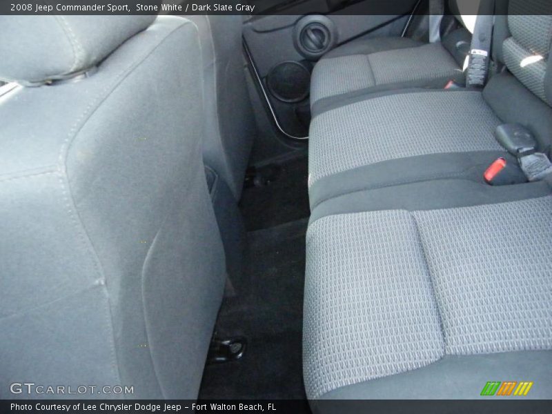 Stone White / Dark Slate Gray 2008 Jeep Commander Sport