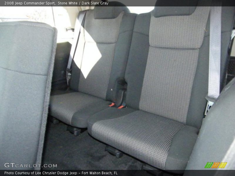 Stone White / Dark Slate Gray 2008 Jeep Commander Sport