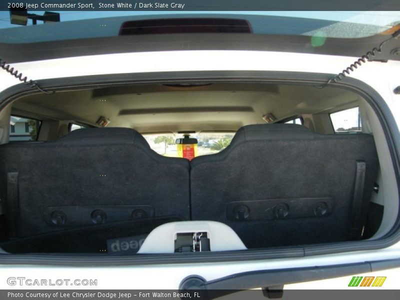Stone White / Dark Slate Gray 2008 Jeep Commander Sport