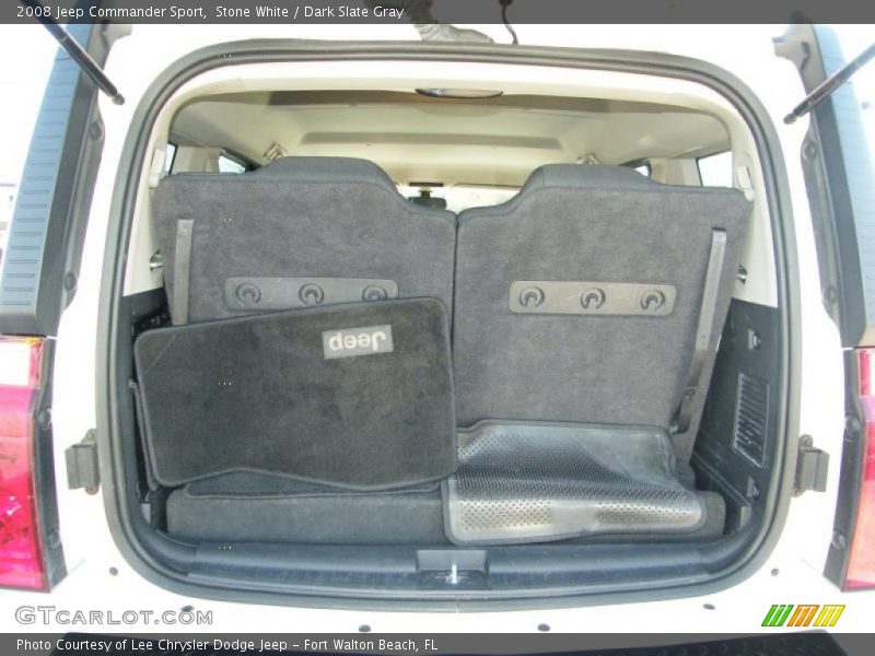 Stone White / Dark Slate Gray 2008 Jeep Commander Sport