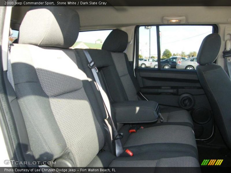 Stone White / Dark Slate Gray 2008 Jeep Commander Sport