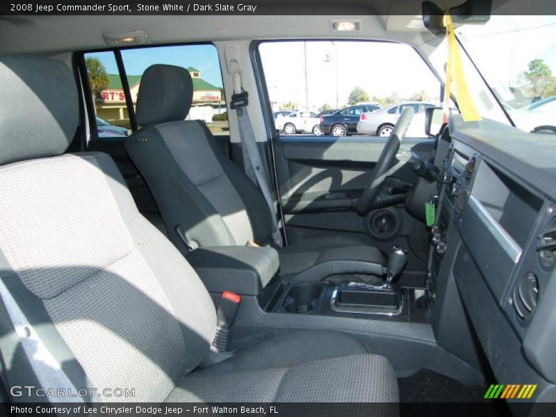 Stone White / Dark Slate Gray 2008 Jeep Commander Sport