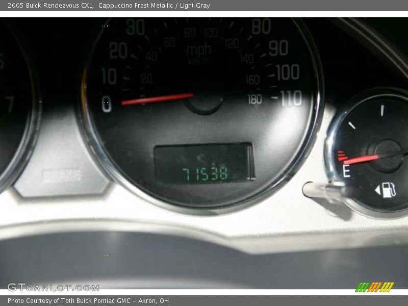 Cappuccino Frost Metallic / Light Gray 2005 Buick Rendezvous CXL