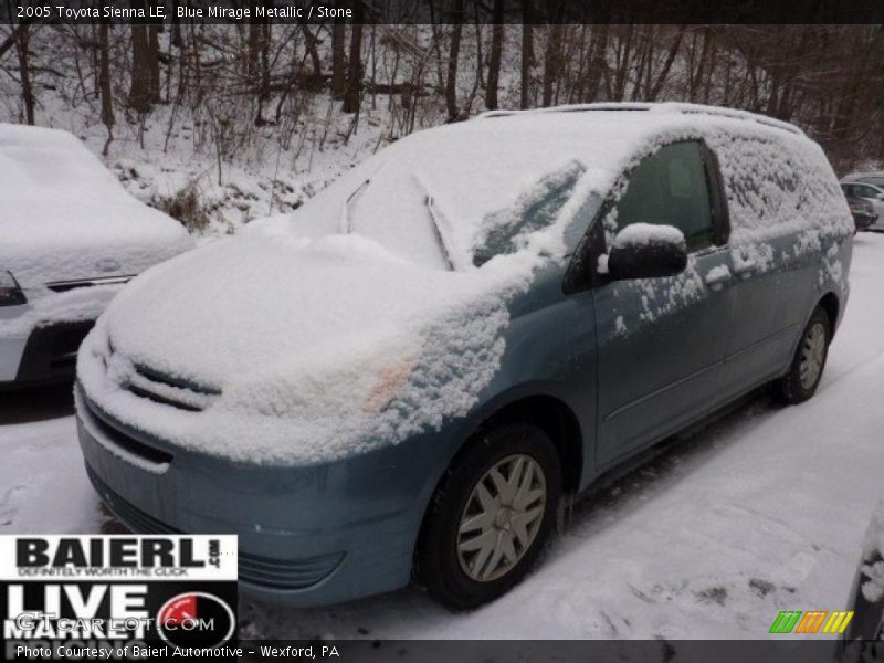 Blue Mirage Metallic / Stone 2005 Toyota Sienna LE