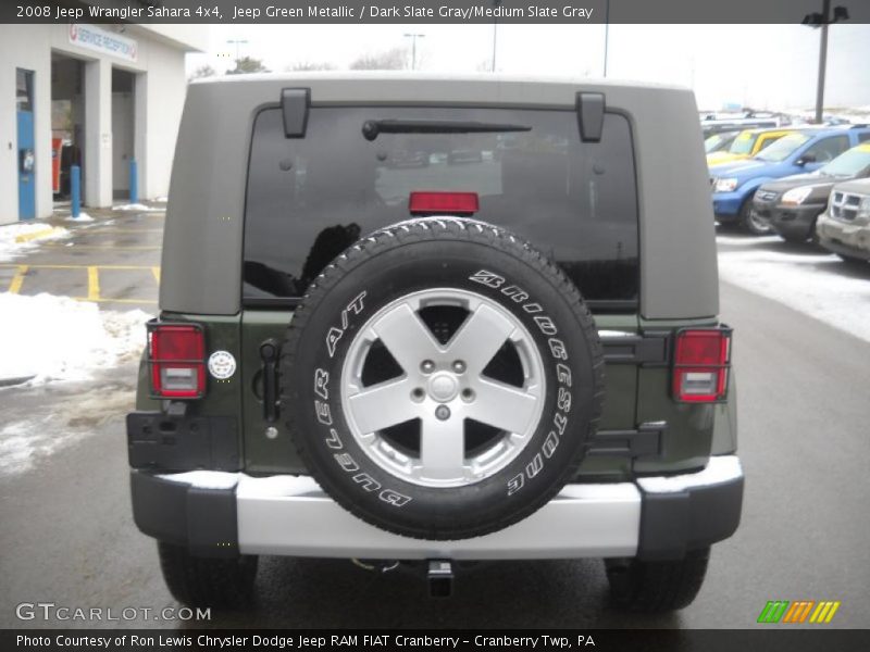 Jeep Green Metallic / Dark Slate Gray/Medium Slate Gray 2008 Jeep Wrangler Sahara 4x4
