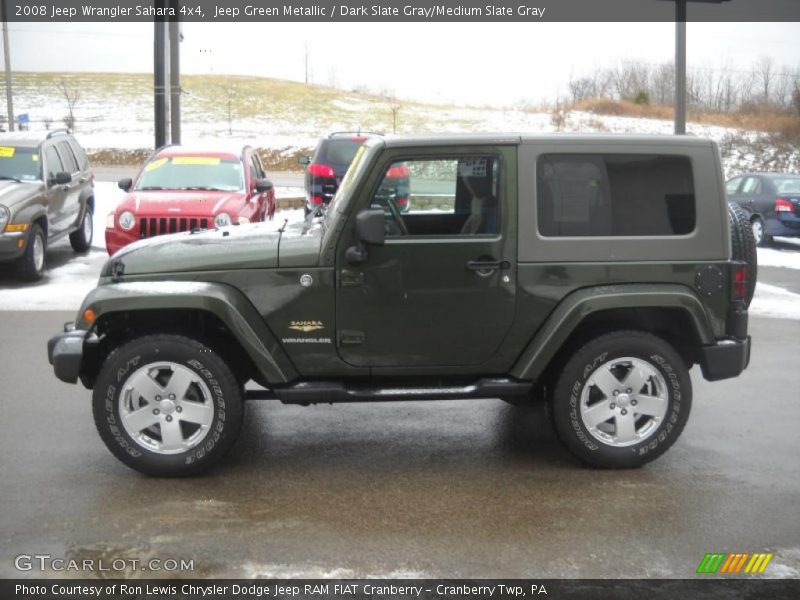 Jeep Green Metallic / Dark Slate Gray/Medium Slate Gray 2008 Jeep Wrangler Sahara 4x4