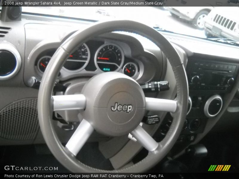 Jeep Green Metallic / Dark Slate Gray/Medium Slate Gray 2008 Jeep Wrangler Sahara 4x4