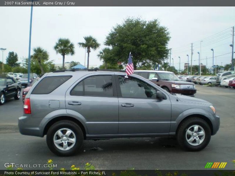 Alpine Gray / Gray 2007 Kia Sorento LX