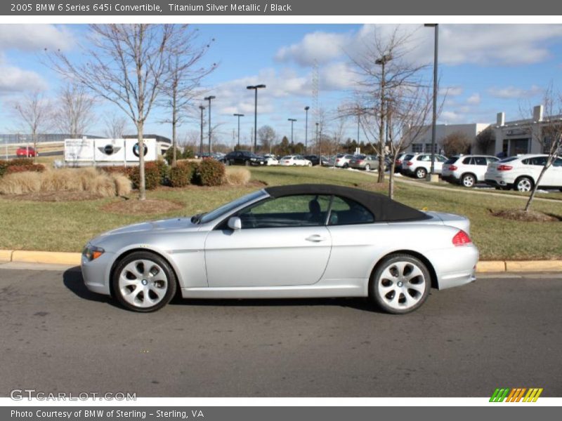 2005 6 Series 645i Convertible Titanium Silver Metallic