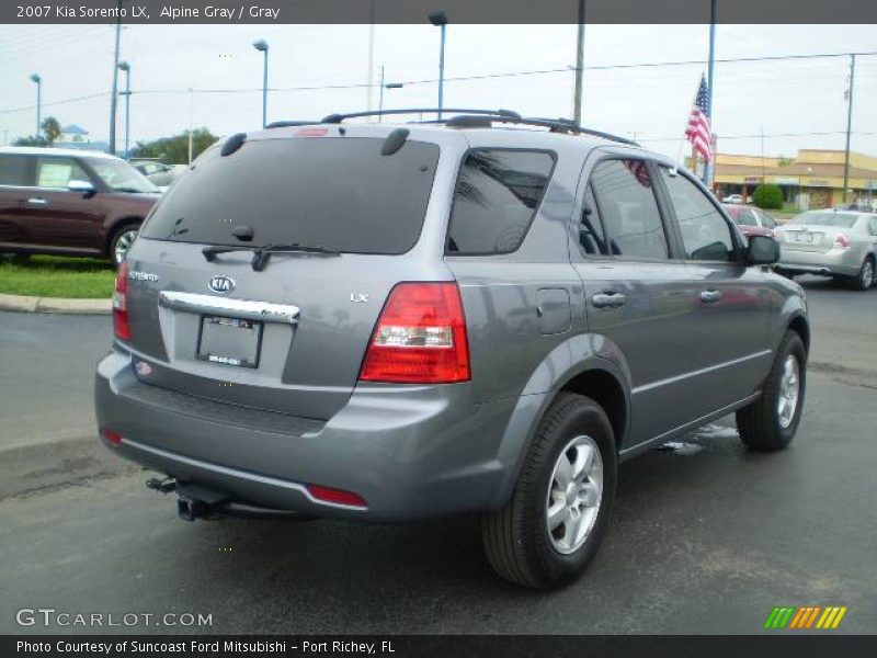 Alpine Gray / Gray 2007 Kia Sorento LX