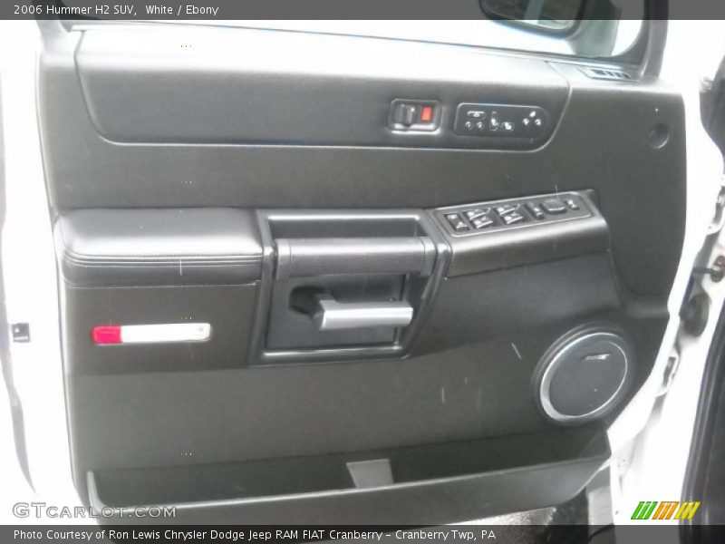 White / Ebony 2006 Hummer H2 SUV