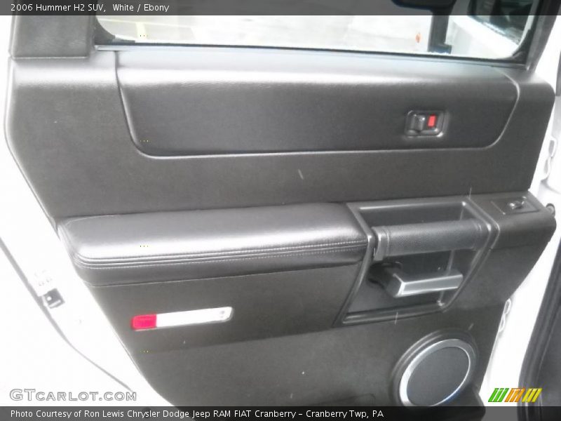 White / Ebony 2006 Hummer H2 SUV