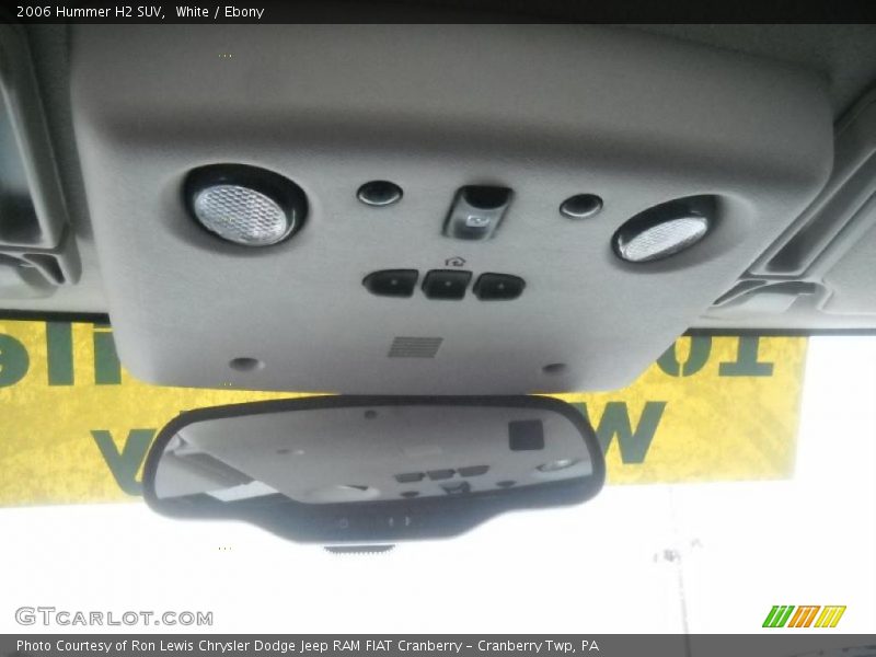 White / Ebony 2006 Hummer H2 SUV