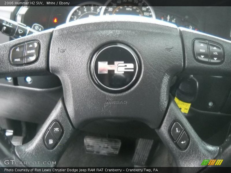 White / Ebony 2006 Hummer H2 SUV