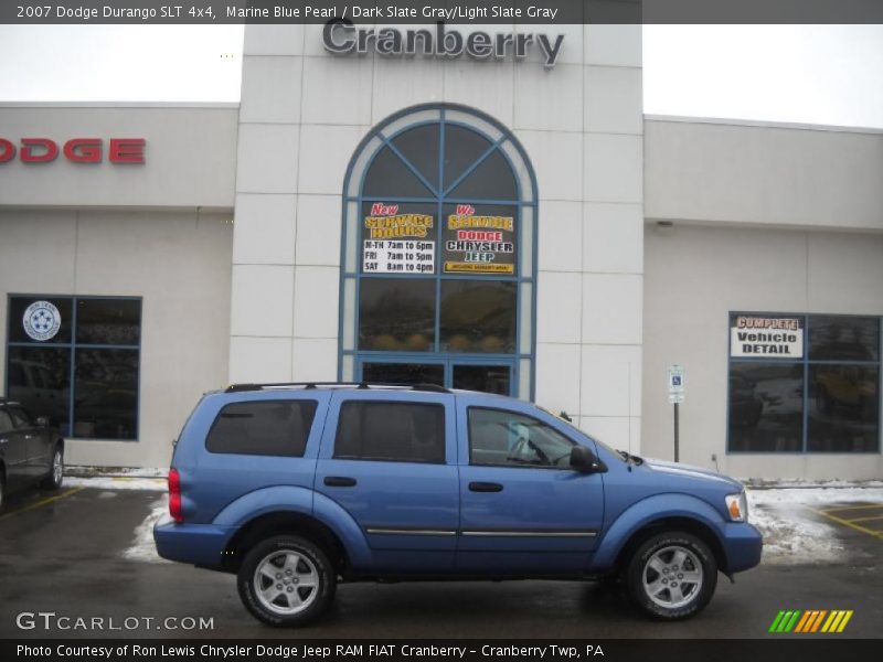 Marine Blue Pearl / Dark Slate Gray/Light Slate Gray 2007 Dodge Durango SLT 4x4