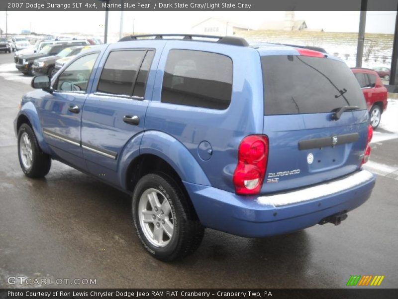 Marine Blue Pearl / Dark Slate Gray/Light Slate Gray 2007 Dodge Durango SLT 4x4