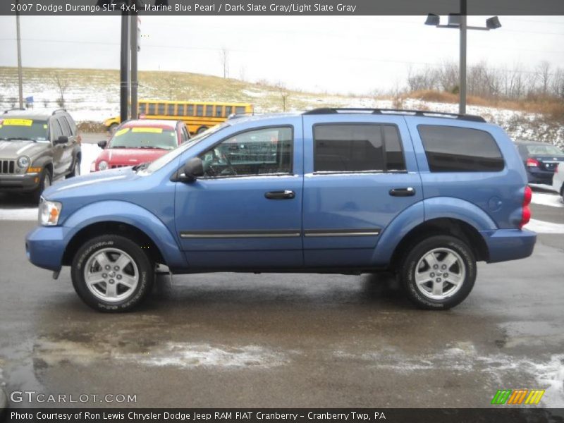 Marine Blue Pearl / Dark Slate Gray/Light Slate Gray 2007 Dodge Durango SLT 4x4