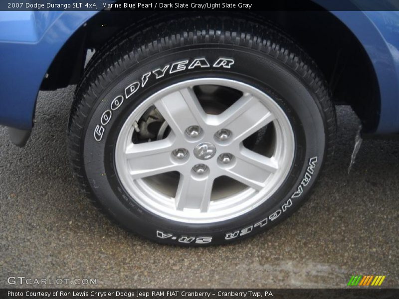 Marine Blue Pearl / Dark Slate Gray/Light Slate Gray 2007 Dodge Durango SLT 4x4