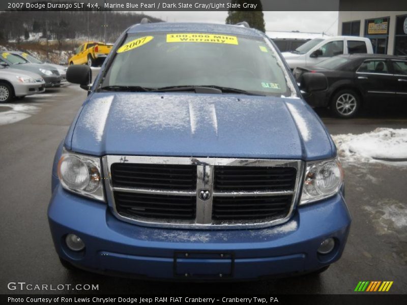 Marine Blue Pearl / Dark Slate Gray/Light Slate Gray 2007 Dodge Durango SLT 4x4
