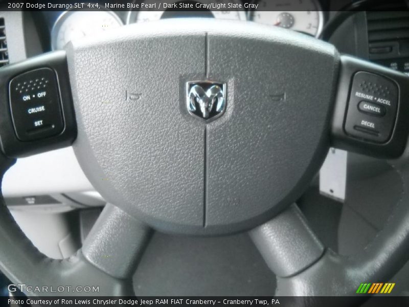 Marine Blue Pearl / Dark Slate Gray/Light Slate Gray 2007 Dodge Durango SLT 4x4