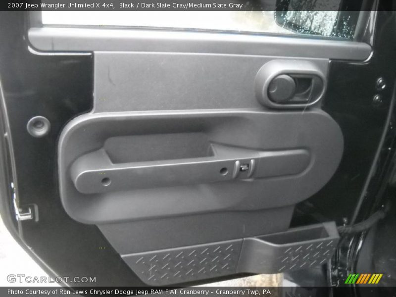 Black / Dark Slate Gray/Medium Slate Gray 2007 Jeep Wrangler Unlimited X 4x4