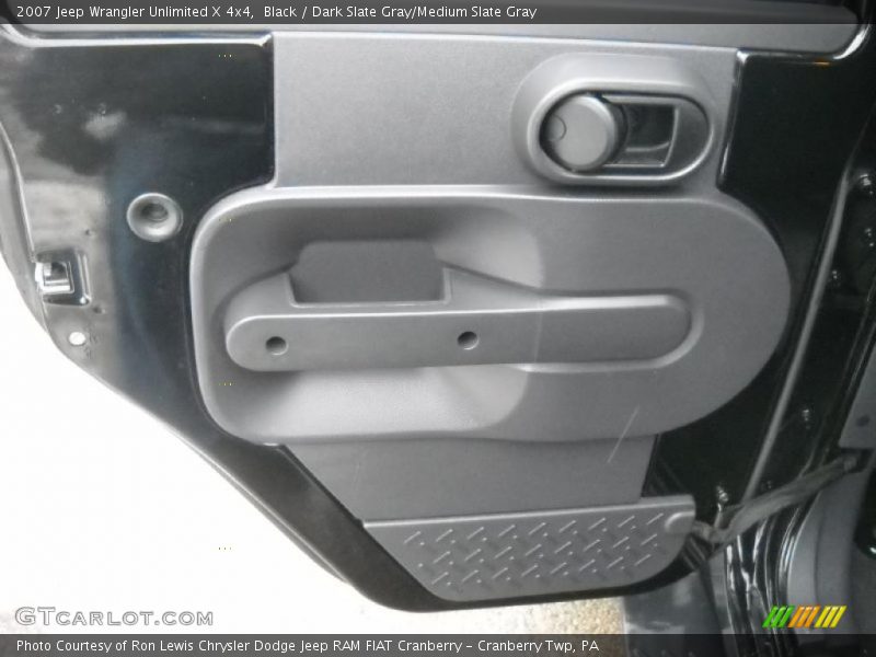 Black / Dark Slate Gray/Medium Slate Gray 2007 Jeep Wrangler Unlimited X 4x4