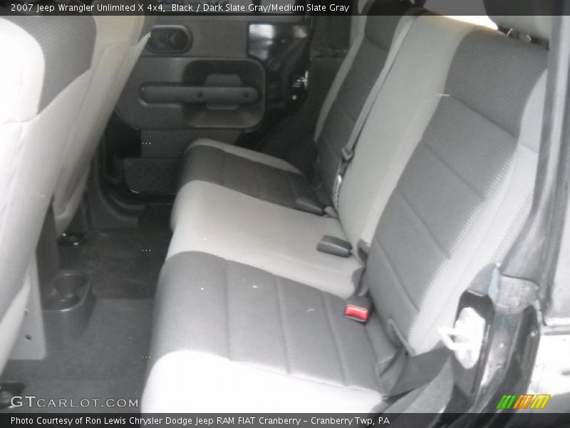 Black / Dark Slate Gray/Medium Slate Gray 2007 Jeep Wrangler Unlimited X 4x4