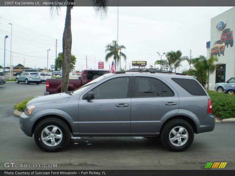 Alpine Gray / Gray 2007 Kia Sorento LX