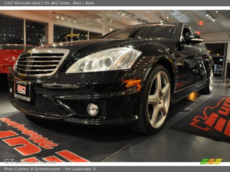 Black / Black 2007 Mercedes-Benz S 65 AMG Sedan