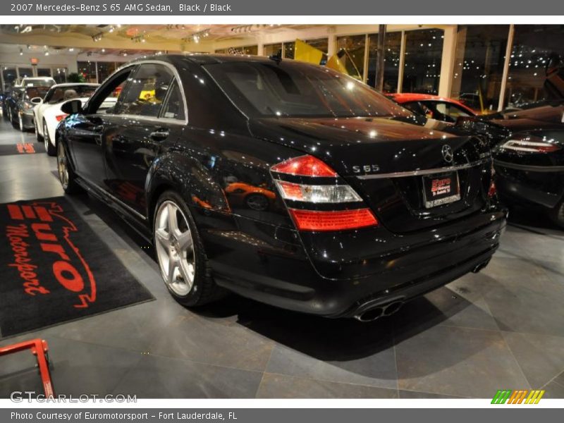 Black / Black 2007 Mercedes-Benz S 65 AMG Sedan