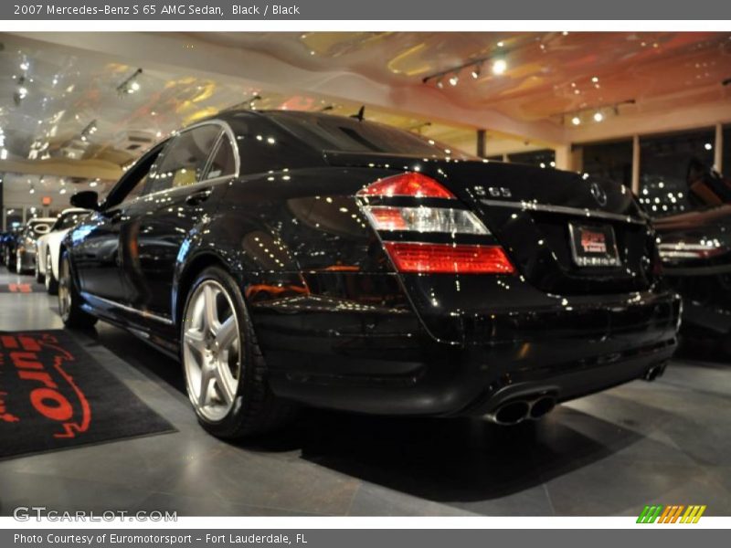 Black / Black 2007 Mercedes-Benz S 65 AMG Sedan