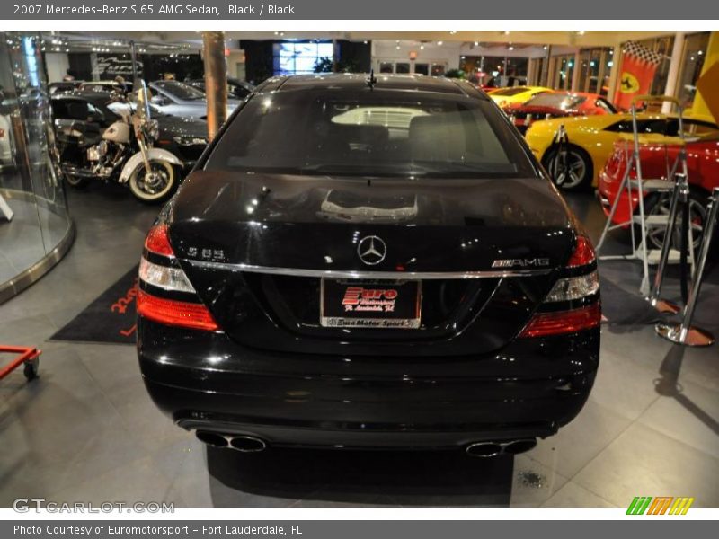 Black / Black 2007 Mercedes-Benz S 65 AMG Sedan