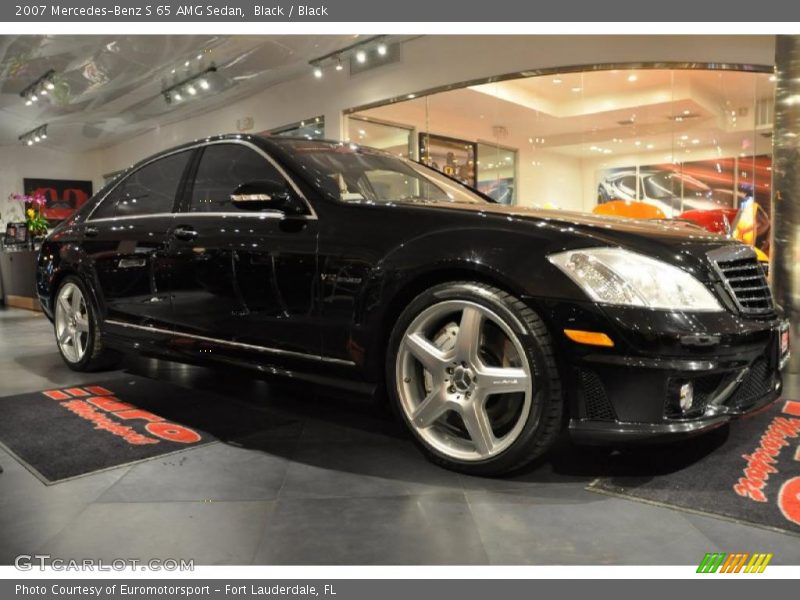 Black / Black 2007 Mercedes-Benz S 65 AMG Sedan