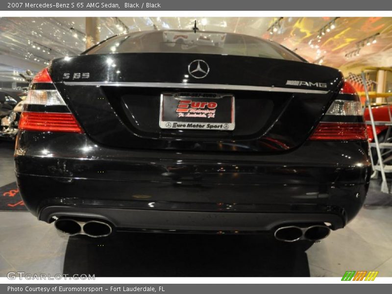 Black / Black 2007 Mercedes-Benz S 65 AMG Sedan