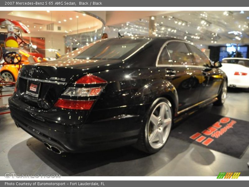Black / Black 2007 Mercedes-Benz S 65 AMG Sedan