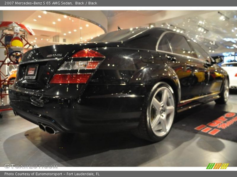 Black / Black 2007 Mercedes-Benz S 65 AMG Sedan