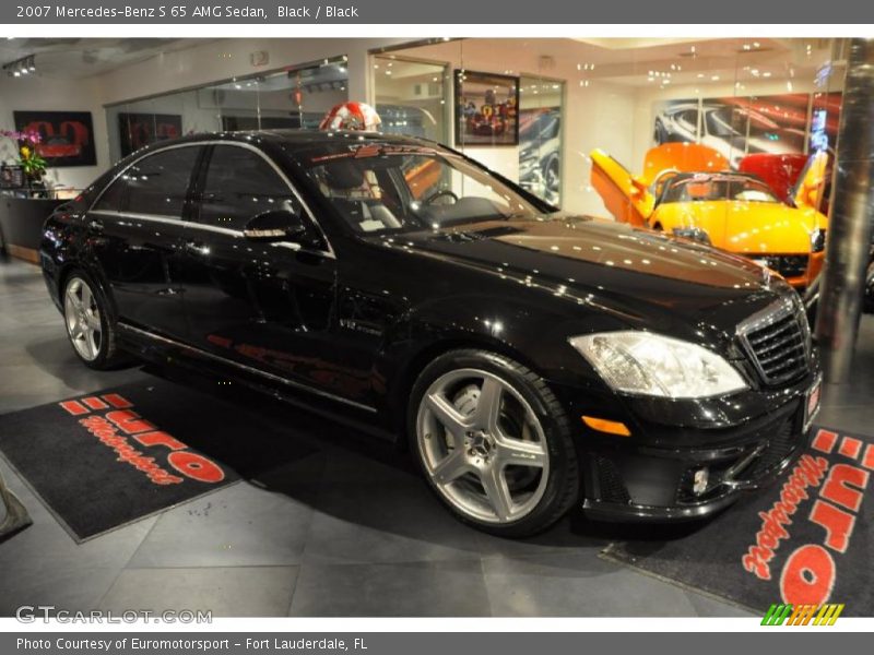 Black / Black 2007 Mercedes-Benz S 65 AMG Sedan