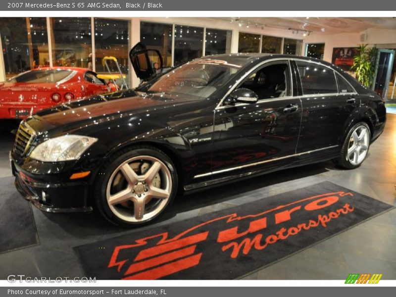 Black / Black 2007 Mercedes-Benz S 65 AMG Sedan