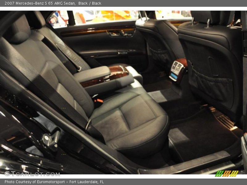 Black / Black 2007 Mercedes-Benz S 65 AMG Sedan
