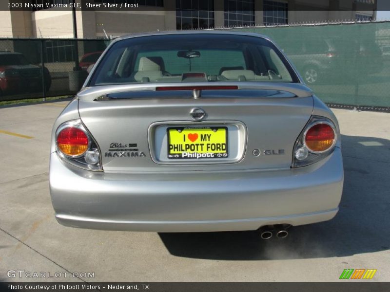 Sheer Silver / Frost 2003 Nissan Maxima GLE