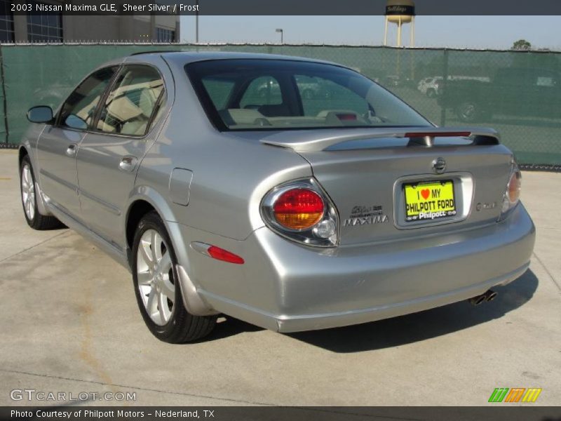 Sheer Silver / Frost 2003 Nissan Maxima GLE