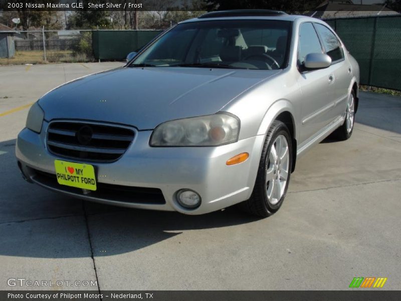 Sheer Silver / Frost 2003 Nissan Maxima GLE