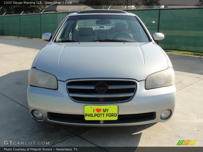 Sheer Silver / Frost 2003 Nissan Maxima GLE
