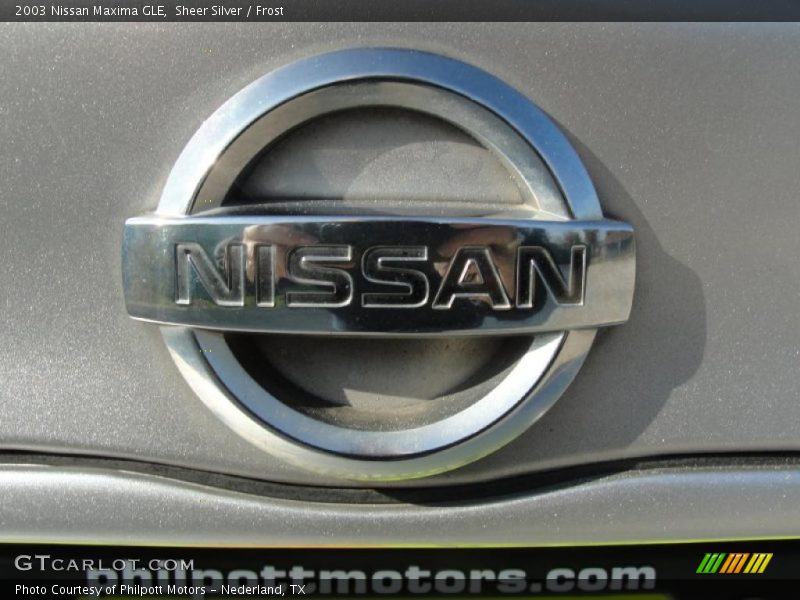 Sheer Silver / Frost 2003 Nissan Maxima GLE