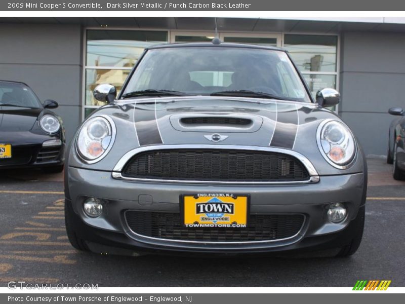 Dark Silver Metallic / Punch Carbon Black Leather 2009 Mini Cooper S Convertible