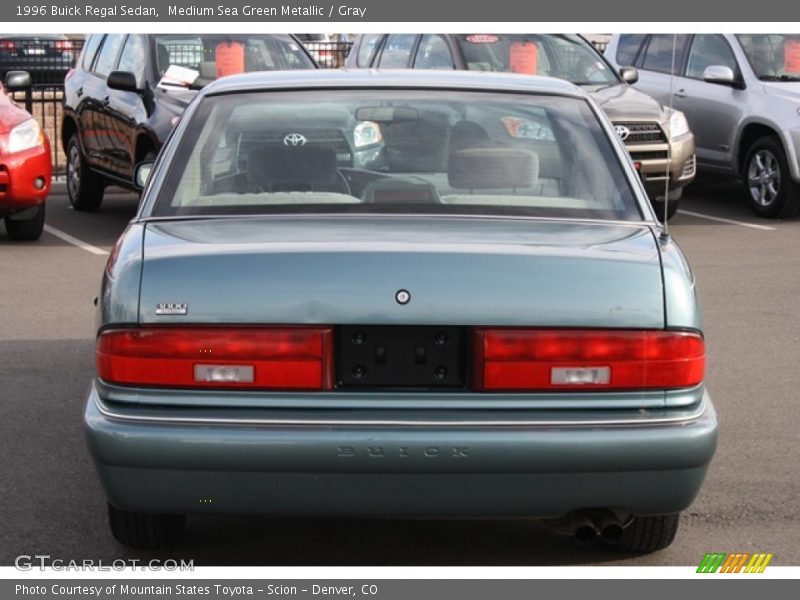 Medium Sea Green Metallic / Gray 1996 Buick Regal Sedan